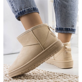 Botas de nieve beige mujer Big Star KK274290 2