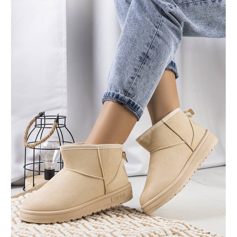 Botas de nieve beige mujer Big Star KK274290 1