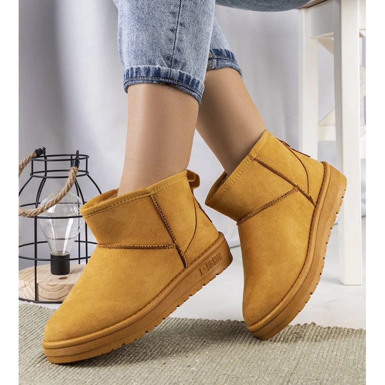 Big Star KK274289 botas de nieve para mujeres beige para mujeres 1