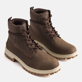 Botas de montaña marrones para hombre Big Star KK174204-804 marrón 1 Botas de montaña marrones para hombre Big Star KK174204-804 marrón 1