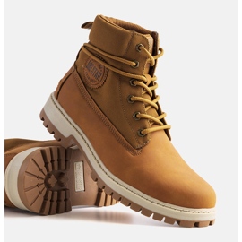 Botas de montaña de hombre camel Big Star KK174203 marrón 3