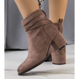 PA1 Botines marrones en el puesto de Fletcher marrón 2
