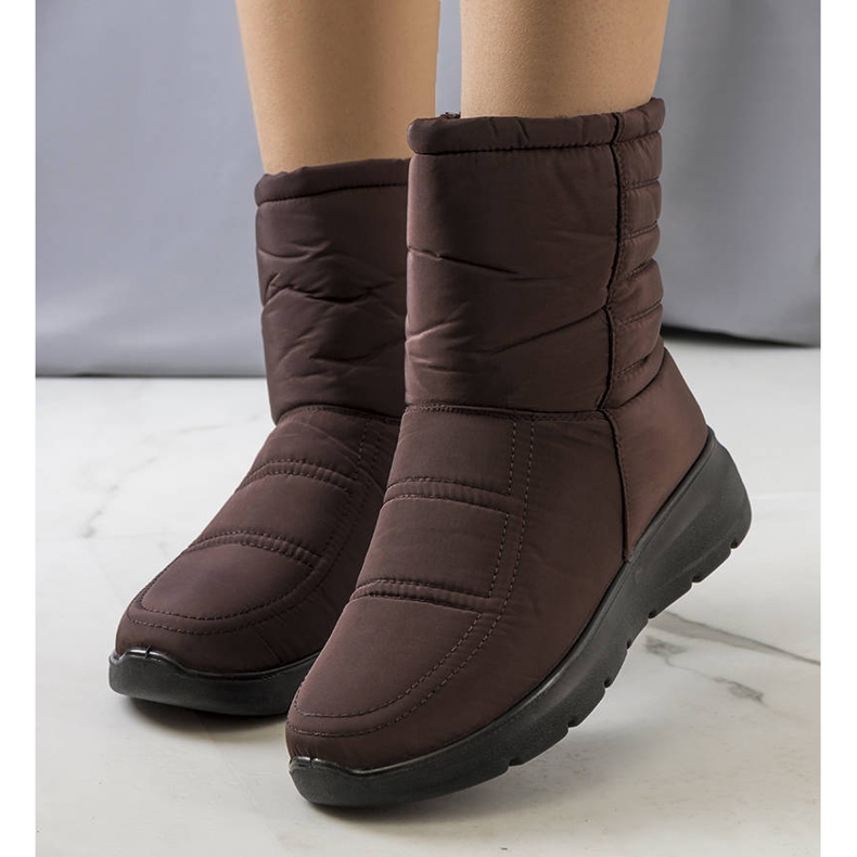 PA1 Botas de nieve Alani acolchadas marrones marrón 1