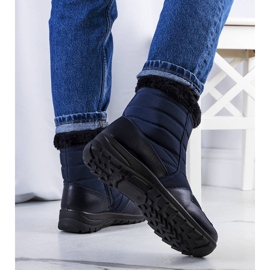 PA1 Botas acolchadas azul marino de Beau 1
