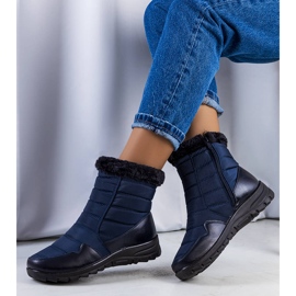 PA1 Botas acolchadas azul marino de Beau 2