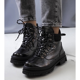 Botas Prepo charol gris negro 1 Botas Prepo charol gris negro 1