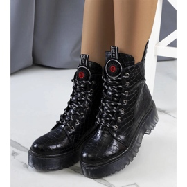 Botas negras de mujer Aldino negro 1