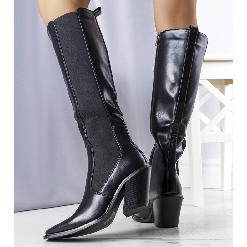 Botas Imagna negras de moda negro 1 Botas Imagna negras de moda negro 1
