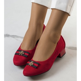 Zapatos rojos con pajarita Vijver 1