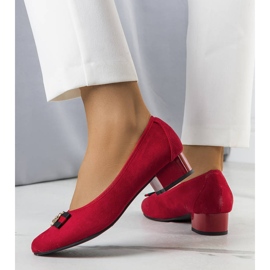 Zapatos rojos con pajarita Vijver 2