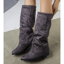 Botas de cuña grises de Balbin 1