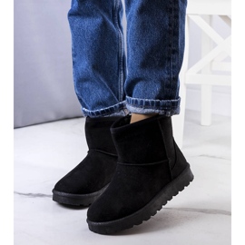 Botas de nieve con aislamiento negras de Vago negro 1