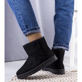 Botas de nieve con aislamiento negras de Vago negro 2