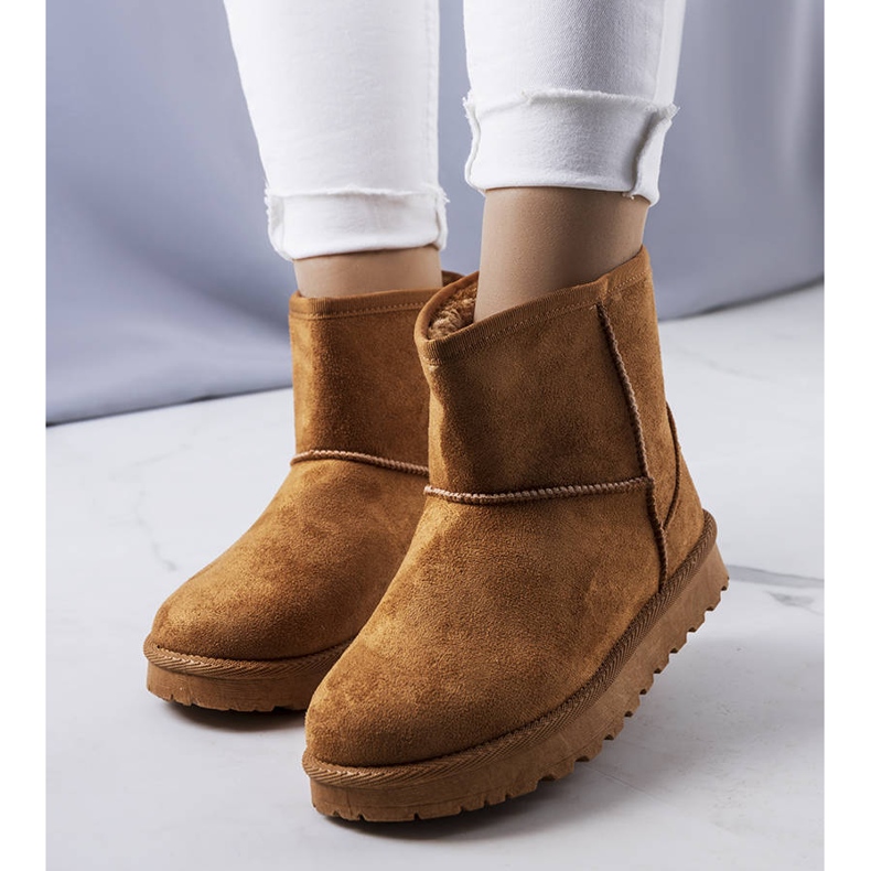 Botas de nieve con aislamiento marrón Vago 1