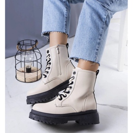 Botines con aislamiento beige de Jolene 1 Botines con aislamiento beige de Jolene 1