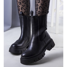 Evento Botas negras con suela Kaydence gruesa negro 1