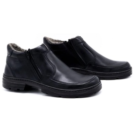 Joker Zapato piel invierno hombre 286J negro 2