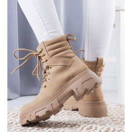 Botas beige con suela gruesa Lyric 2