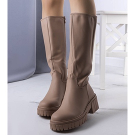 Botas con aislamiento marrones de Salda beige 1