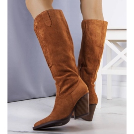 Bota cowboy Ezer acolchada marrón 2