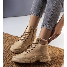 Botas con aislamiento marrones de Dinto beige 1 Botas con aislamiento marrones de Dinto beige 1