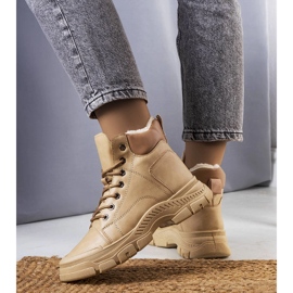 Botas con aislamiento marrones de Dinto beige 2