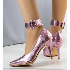 BM Alfileres Janin metálicos morados multicolor rosado 1