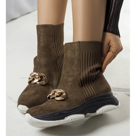 Botines verdes con aislamiento y cadena Ulster 1