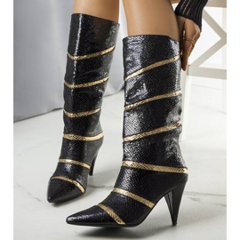 Botas con aislamiento Nevzo negras y doradas negro 1