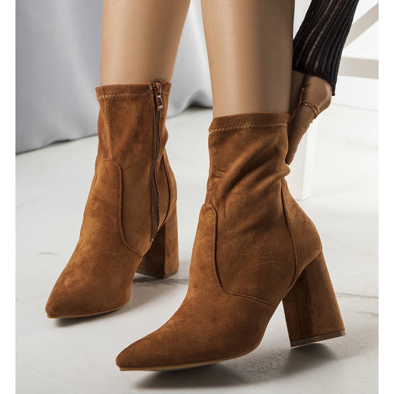 PA1 Botas de camello en el puesto de Kensley marrón 2