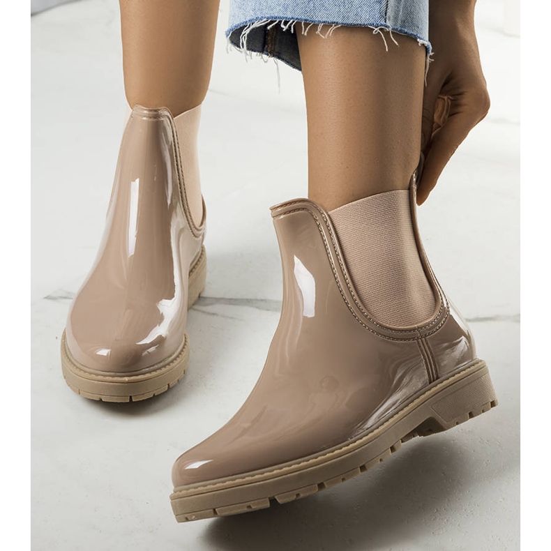 PA1 Botas de lluvia Kemi beige 1