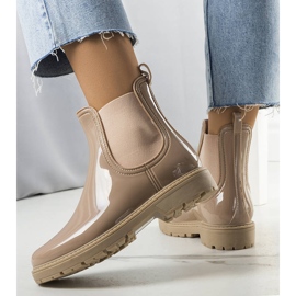 PA1 Botas de lluvia Kemi beige 2