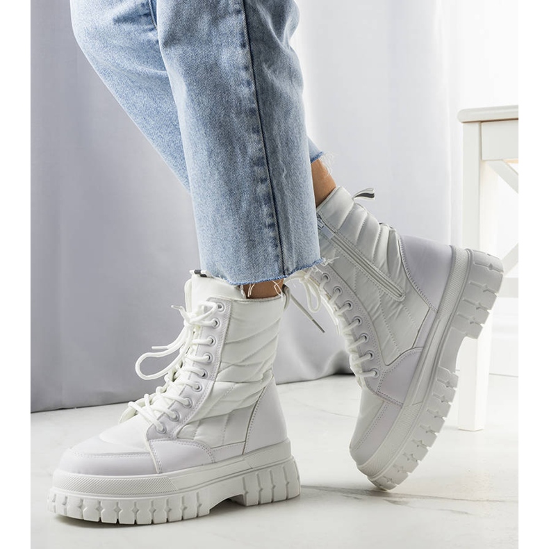 BM Botas de nieve con aislamiento blancas de Arinna blanco 1