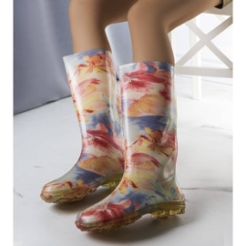 Botas altas azules y rosas de Pimen 1