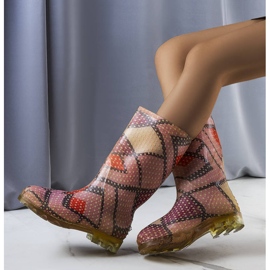 Botas altas rosas de Massby rosado 1 Botas altas rosas de Massby rosado 1