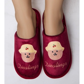 Pantuflas Diealings soft rojo 1