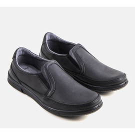 BM Slip-on de hombre en color negro de Lazar 1