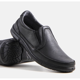 BM Slip-on de hombre en color negro de Lazar 2