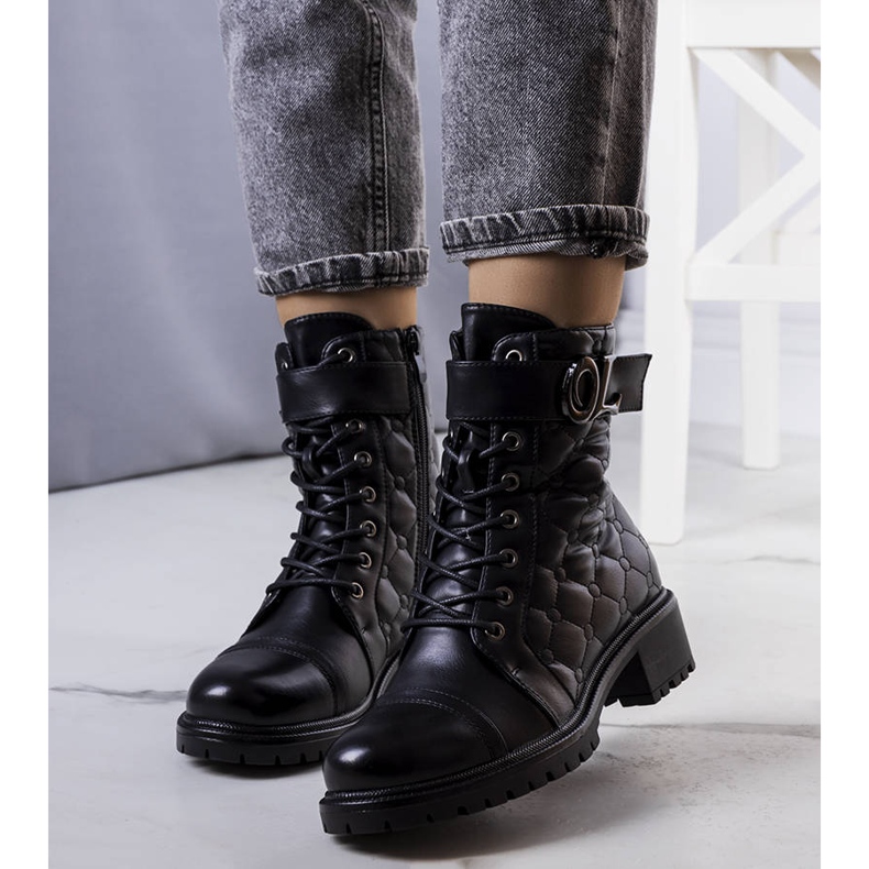 BM Botas acolchadas con aislamiento negro Arseny 1