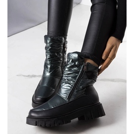 Botas de nieve de mujer Koltso verdes negro 1 Botas de nieve de mujer Koltso verdes negro 1