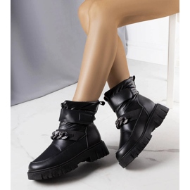 Botas de nieve negras con cadena Ephraim negro 2