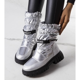 Botas de nieve plateadas LoveXsnow plata 1