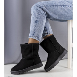 Botas de nieve con aislamiento negras de Hank negro 1