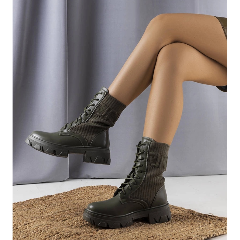 Botas de montaña Kori verdes 1 Botas de montaña Kori verdes 1