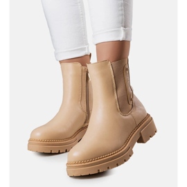 Botas con aislamiento beige de Caron 3