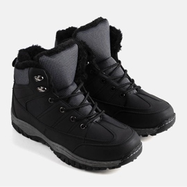 Botas aislantes violetas negras negro 1