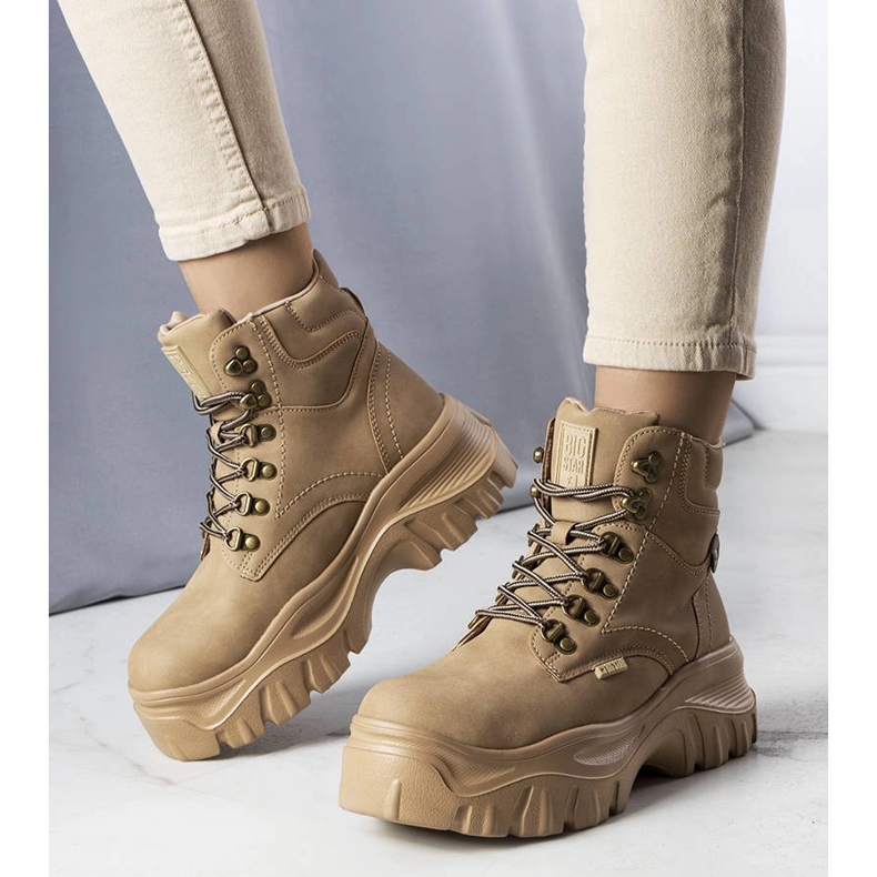 Botas Big Star beige KK274366 1