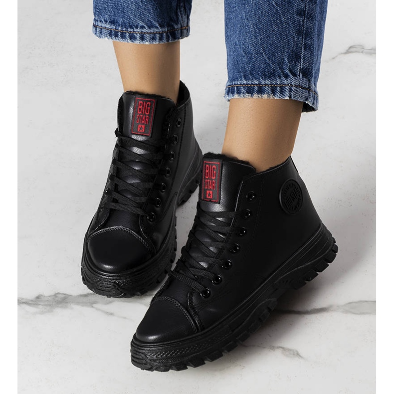 Zapatillas negras con aislamiento Big Star GG274537 906 negro 1