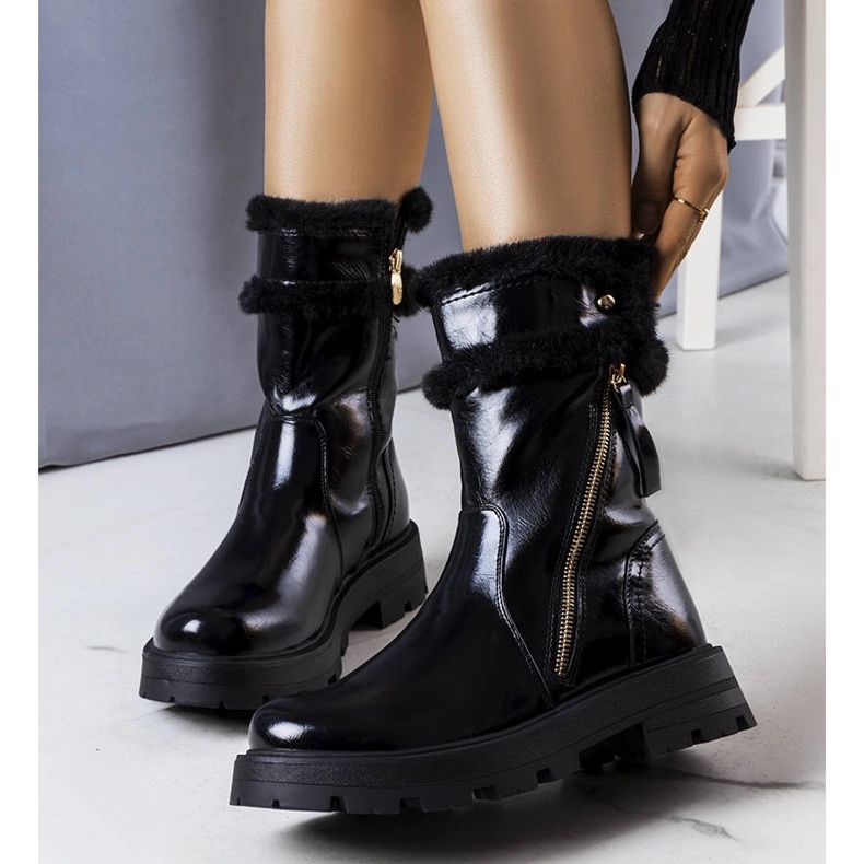 Botas negras con aislamiento de Lensil negro 1