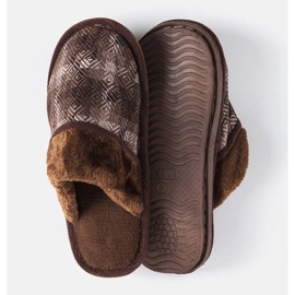 Pantuflas hombre Mirem marrones marrón 2